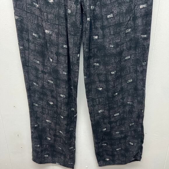 Final Touch Womens Pants XS Twisted Front Pull On Dark Boho Relaxed Retro Y2K - Picture 4 of 10